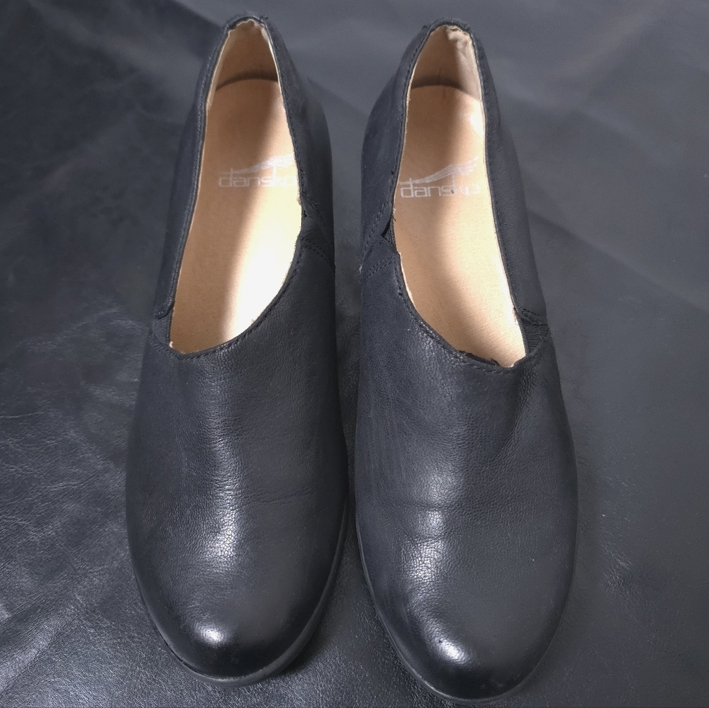 Dansko Black Camdyn Burnished Nubuck Shoes EU 37